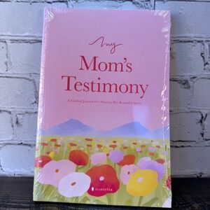 Alabaster My Mom's Testimony Guided Journal Christian Religious Keepsake New